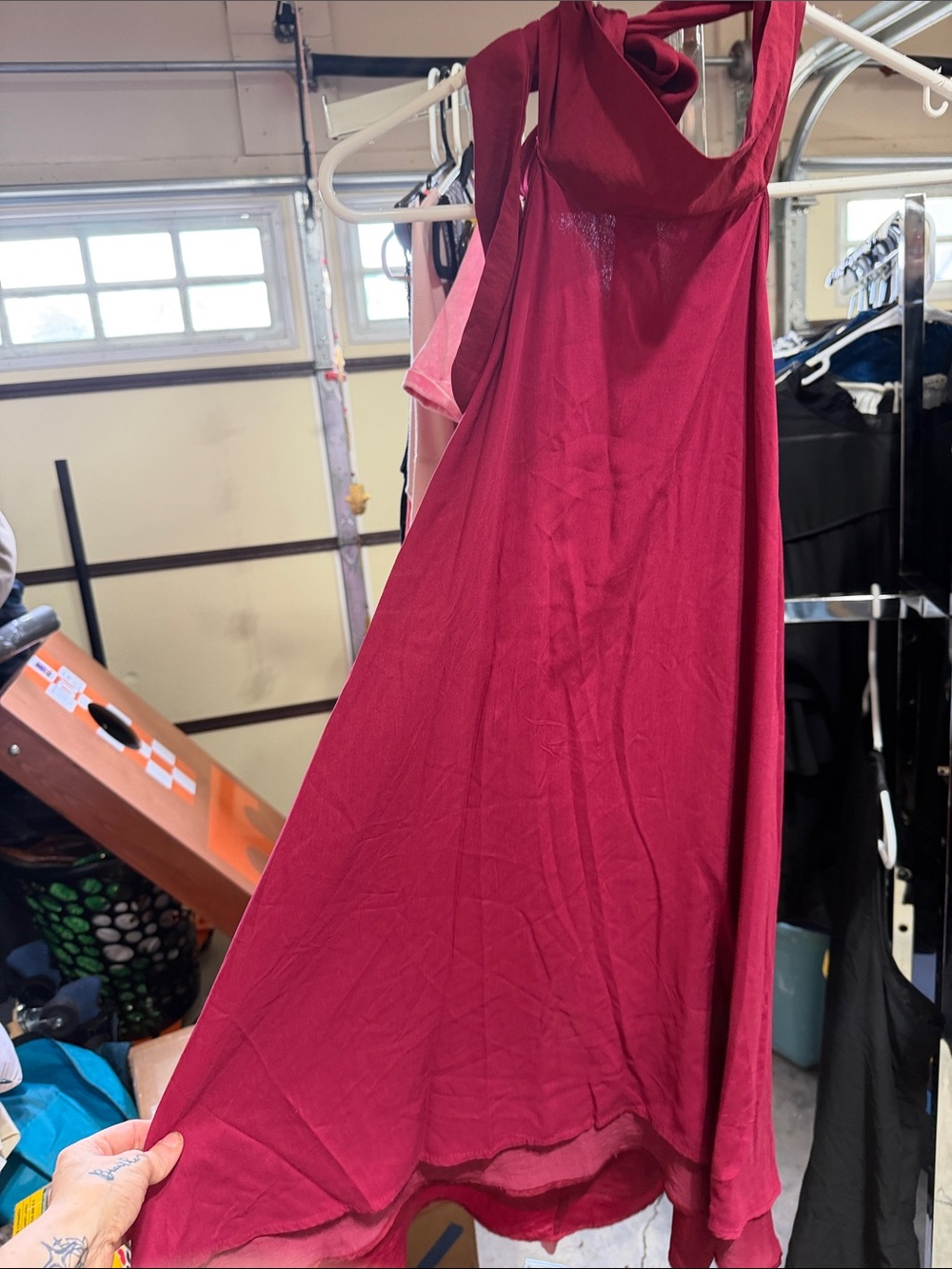Milly Fuchsia Scoop-Back Sleeveless Dress